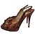 Scarpins Peep-Toe Jimmy Choo em Python Rosa Natural - vista 6