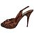 Scarpins Peep-Toe Jimmy Choo em Python Rosa Natural - vista 8