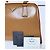 Prada Pyramid Saffiano Vernic Caramel+Bian Handtasche - Ansicht 3
