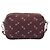 PRADA Sac à épaule à chaîne Canvas Marron Argent Auth 209497A - Jerrillo - vue 2