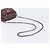 PRADA Sac à épaule à chaîne Canvas Marron Argent Auth 209497A - Jerrillo - vue 7