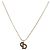 Christian Dior Halskette Metall Gold Tone Auth ka6850 - Jerrillo