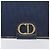 Christian Dior Trotter Canvas Shoulder Bag Navy Gold Tone Auth 211012 - Jerrillo - vista 14