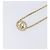 Christian Dior CD Logo Halskette Goldfarben - Ansicht 3