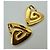Givenchy – Pendientes modernistas geométricos – 1976 - vista 2