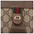 Borsa a Pochette Gucci GG Supreme Web Sherry Line Beige - vista 12