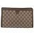Borsa a Pochette Gucci GG Supreme Web Sherry Line Beige - vista 3