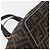 Fendi Borsa a mano Zucca in tela Nero e Marrone - vista 9