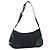 Bolsa de ombro Prada em nylon e couro preto