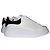 Sneakers Alexander McQueen Oversized in pelle bianca e nera