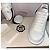 Sneakers Alexander McQueen Oversized in pelle bianca e nera - vista 13