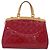 Borsa Louis Vuitton Monogram Vernis Blair MM Rose Andian - vista 2