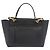 Céline Belt Bag Bolsa de Couro Preta - vista 2