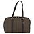 Céline Bolsa Macadam Lona Castanha - vista 3