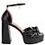 Maje Absatzschuhe aus Lackleder schwarz