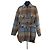 Sandro multicolor wool coat