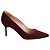 Décolleté Manolo Blahnik in pelle bordeaux