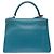 Hermès Borsa HERMES Kelly 28 in Pelle Blu - 104041 - vista 5
