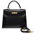 Hermès Borsa HERMES Kelly 28 in Pelle Nera - 104042