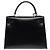 Hermès Borsa HERMES Kelly 28 in Pelle Nera - 104042 - vista 5