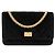CHANEL - Borsa a tracolla Wallet On Chain 2.55 in velluto nero