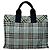 Burberry Nova Check Tote Vintage Anfang 2000er Hellblau