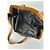 Céline Vintage Celine Structured Pebbled Leather Top-Handle Bag c. 2009 Black Tan - view 3