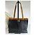 Céline Vintage Celine Structured Pebbled Leather Top-Handle Bag c. 2009 Black Tan - view 9