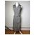 Vintage Givenchy Baumwolle Midi Kleid Grau Riccardo Tisci Ära M - Ansicht 11