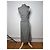 Vintage Givenchy Baumwolle Midi Kleid Grau Riccardo Tisci Ära M - Ansicht 3