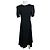 Vintage Chloé Kleid mit Spitzenbesatz Schwarz 7AR