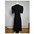 Vintage Chloé Kleid mit Spitzenbesatz Schwarz 7AR - Ansicht 3
