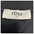 Saia lápis de lã com riscas Black / Ivory Fendi - vista 4