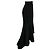Alexandre Vauthier schwarzer High-Waisted High-Low Maxi-Rock aus Krepp mit ausgestelltem Saum - Ansicht 2