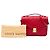 Borsa Louis Vuitton Monogram Empreinte Pochette Metis Rossa - vista 7