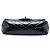 Chanel Mini Rectangular Classic Patent Single Flap Crossbody Bag Schwarz - Ansicht 3
