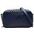 Bolsa Chanel Coco Boy Camera Large em pele de cordeiro acolchoada azul