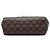 Borsa Louis Vuitton Damier Ebene Croisette Marrone - vista 3