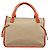 Chloé Borsa Tote in tela e pelle beige e marrone - vista 3