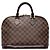 Borsa a mano Louis Vuitton Damier Ebene Alma PM Marrone