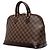 Borsa a mano Louis Vuitton Damier Ebene Alma PM Marrone - vista 2