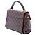 Borsa Louis Vuitton Damier Ebene Croisette Marrone - vista 2
