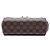 Borsa Louis Vuitton Damier Ebene Croisette Marrone - vista 3