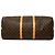 Borsa da viaggio Louis Vuitton Monogram Keepall Bandouliere 60 Marrone - vista 3