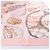 Hermès Carré 90 "Rocaille shells" Lenço de seda em Rosa - vista 5