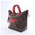 Borsa Louis Vuitton Tournelle PM Monogram Canvas in Brown x Red M44027 - vista 2