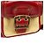 Coach Borsa a tracolla in paglia Legacy 105 Beige Burgundy - vista 7