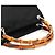 Bamboo Gucci 000 0166 Borsa in nylon nero con manico in bambù - vista 10