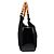 Bamboo Gucci 000 0166 Borsa in nylon nero con manico in bambù - vista 2
