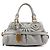 Marc by Marc Jacobs Borsa 2-Way Classic Q Baby Groovee in pelle grigia